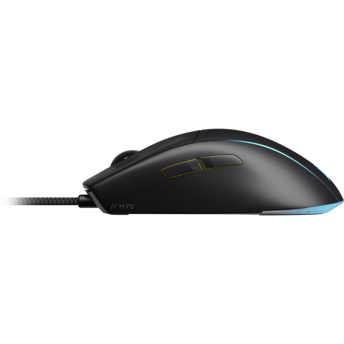 CORSAIR M75 RGB Lightweight Gaming Mouse - 26K DPI Marksman Optical Sensor - 8000Hz Polling - Ambidextrous - Black - CS-CH-930D010-AP
