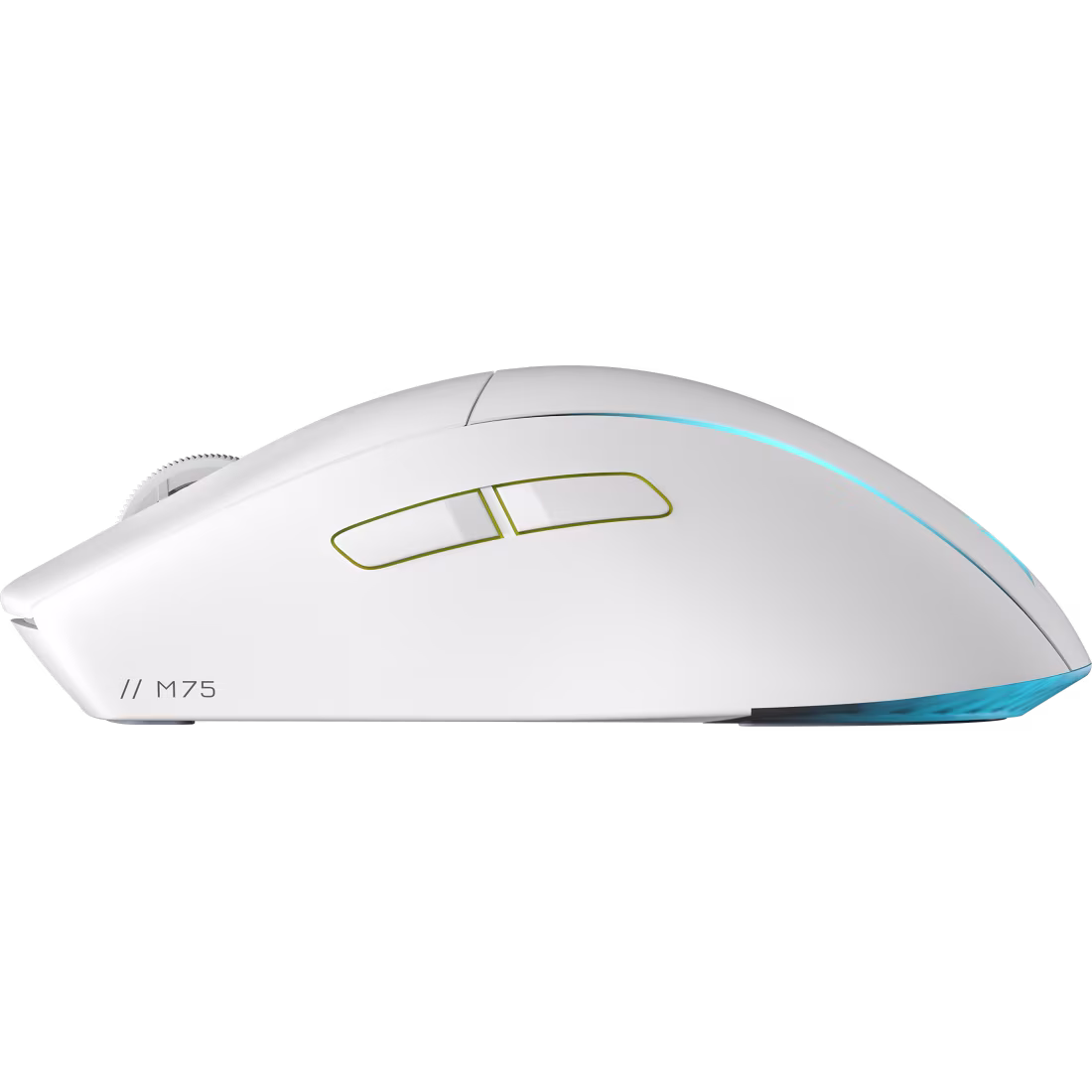 CORSAIR M75 WIRELESS RGB Lightweight Gaming Mouse - Ambidextrous - 26K DPI - White - CS-CH-931D011-AP