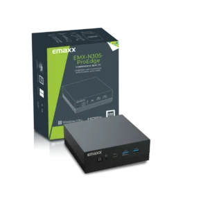 EMAXX EMX-N305-ProEdge Mini PC Intel Core i3-N305 16GB RAM 512GB SSD Dual LAN Win 11 Pro - EMX-N305-PROEDGE 16GB/512GB