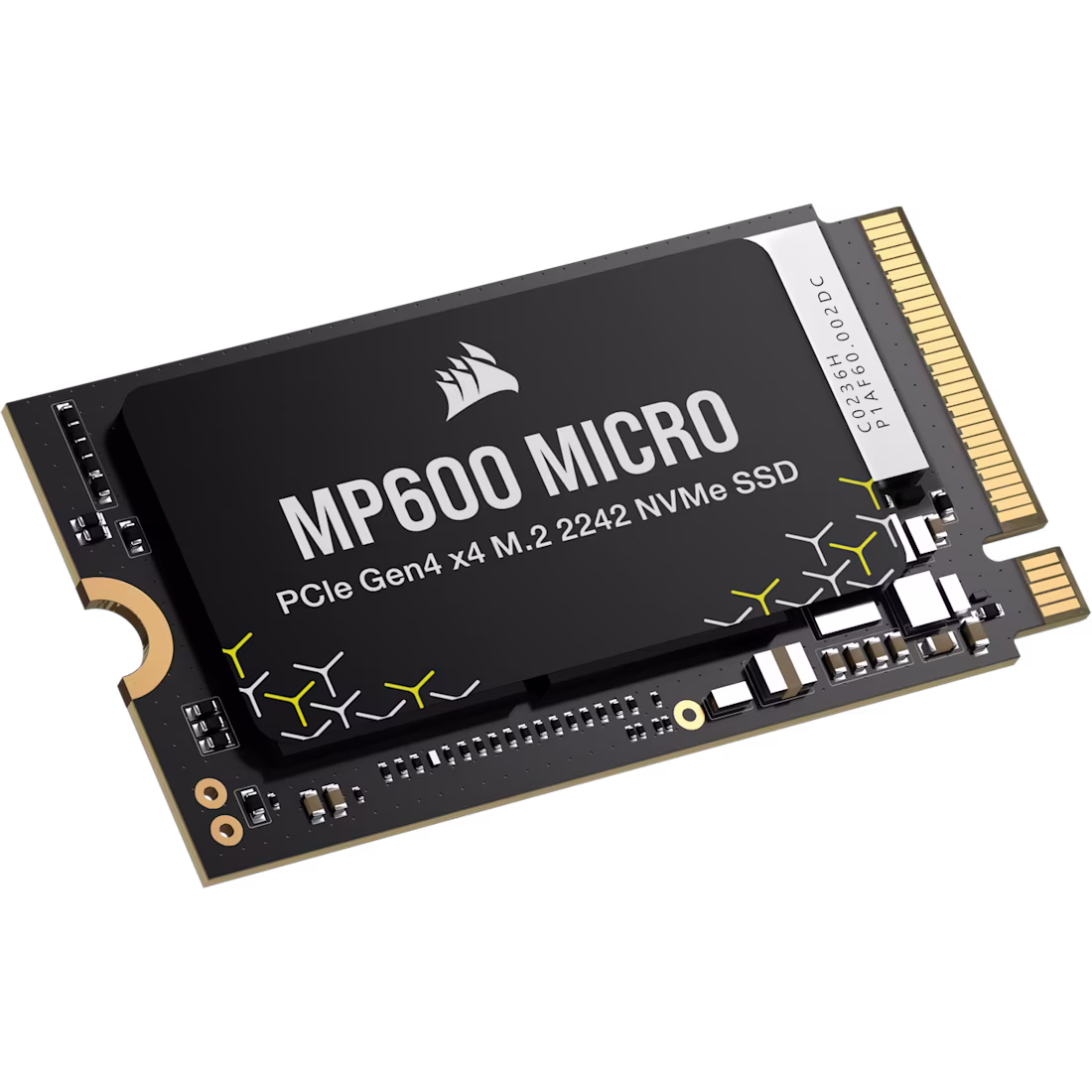 CORSAIR MP600 MICRO 1TB PCIe Gen4 x4 NVMe M.2 2242 SSD - CS-CSSD-F1000GBMP600MCR2