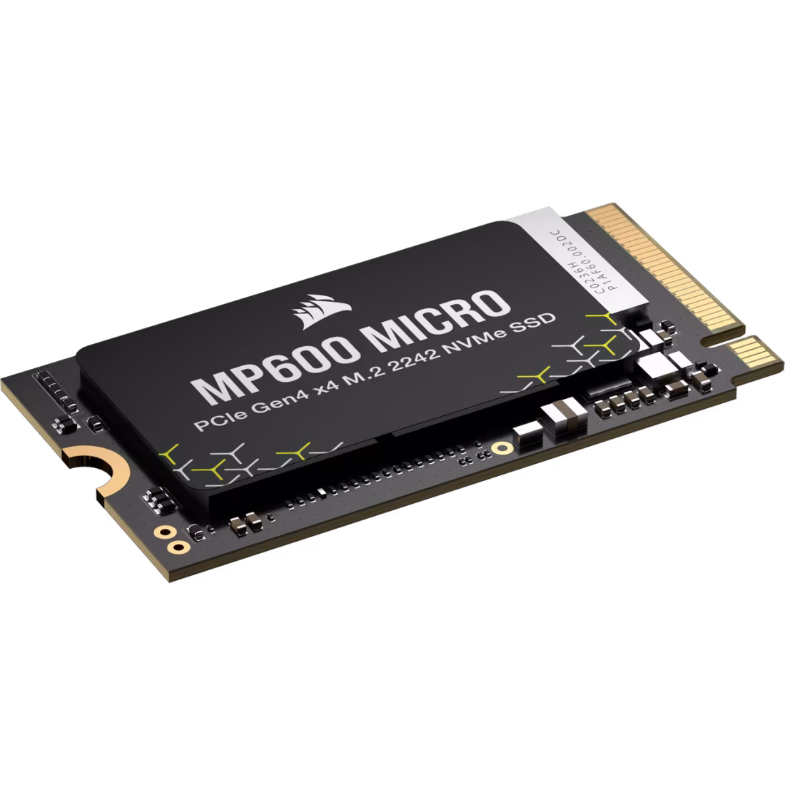 CORSAIR MP600 MICRO 1TB PCIe Gen4 x4 NVMe M.2 2242 SSD - CS-CSSD-F1000GBMP600MCR2