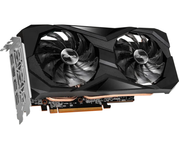 ASRock Radeon RX 7600 Challenger 8GB GDDR6 OC Dual Fan Graphics Card - ASROCK RX7600 CHALLENGER 8G OC (DUAL FAN)