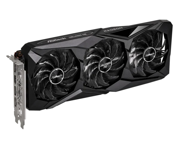 ASRock Radeon RX 7600 Challenger Pro 8GB GDDR6 OC Triple Fan  Graphics Card - ASROCK RX7600 CHALLENGER PRO 8G OC (TRI FAN)