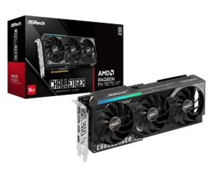 ASRock AMD Radeon RX 9070 XT Challenger 16GB GDDR6 Triple Fan PCIe 5.0 Graphics Card - RX9070XT CL 16G