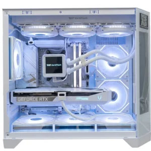 Raven | White Aesthetics Mid-Range Gaming PC - Ryzen 5 7500F - RTX 5070 12GB GDDR7 - 32GB DDR5 6000MHz - 1TB Gen4 SSD
