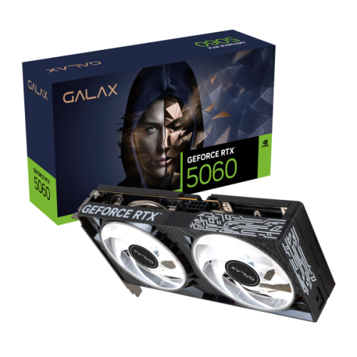GALAX GeForce RTX 5060 1-Click OC V2 8GB GDDR7 - Blackwell - SFF-Ready - 56NSN8MDDXBO