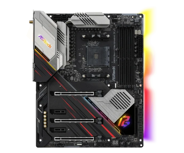 ASRock X570 Phantom Gaming X WiFi AM4 ATX Motherboard PCIe 4.0 DDR4 4666+ 2.5G LAN - ASROCK X570 PHANTOM GAMING X (wifi)