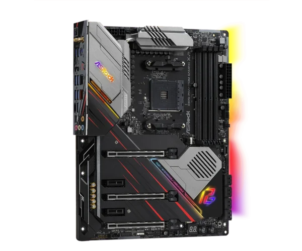 ASRock X570 Phantom Gaming X WiFi AM4 ATX Motherboard PCIe 4.0 DDR4 4666+ 2.5G LAN - ASROCK X570 PHANTOM GAMING X (wifi)