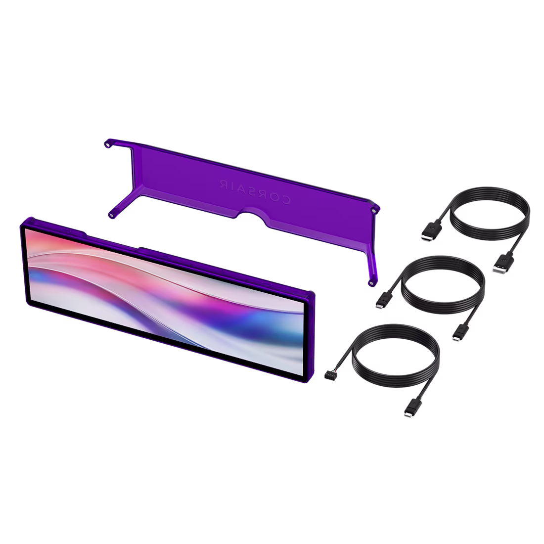 CORSAIR XENEON EDGE 14.5" LCD Touchscreen Monitor - Atomic Purple - 2560x720 AHVA - CS-CC-9011337-WW