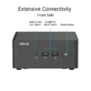 ASUS NUC 15 Pro Tall Barebone Mini PC - Intel Core 3 100U AI Enabled - Intel Graphics - Wi-Fi 7 - RNUC15CRHI300000I