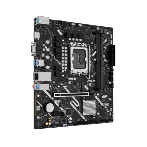 ASUS Prime H810M-K Intel H810 LGA 1851 mATX Motherboard - DDR5 PCIe 4.0 USB Type-C - PRIME H810M-K
