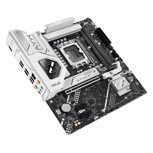 ASUS B860M AYW GAMING WIFI Intel LGA1851 mATX Motherboard - DDR5 PCIe 5.0 WiFi 6 - B860M AYW GAMING WIFI