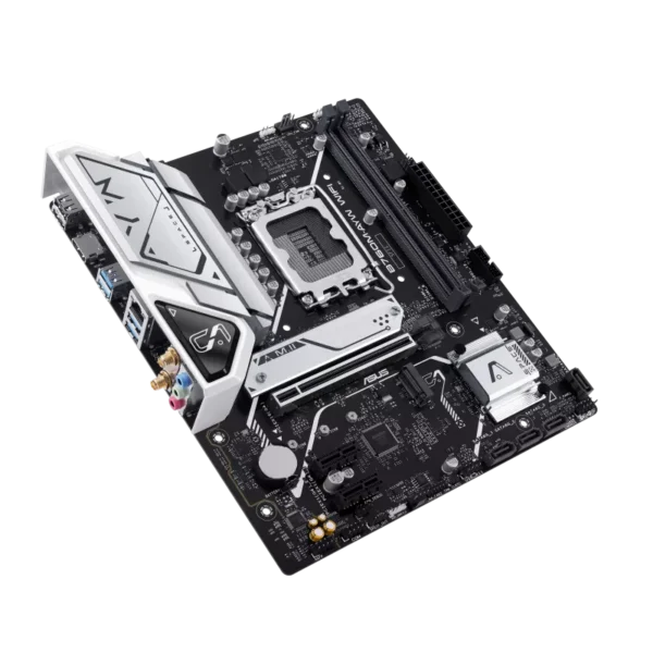 ASUS B760M-AYW WIFI Intel B760 LGA 1700 mATX Motherboard - DDR5 PCIe 4.0 WiFi 6 - B760M-AYW WIFI