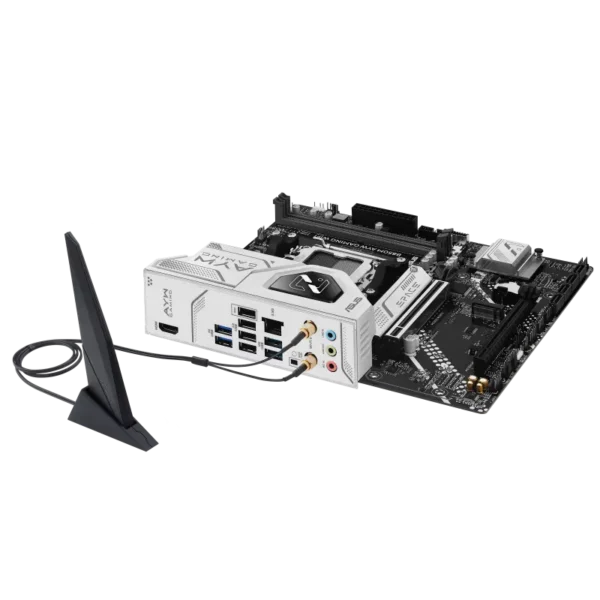 ASUS B850M AYW GAMING WIFI AMD B850 AM5 mATX Motherboard - DDR5 PCIe 5.0 WiFi 6 - B850M AYW GAMING WIFI