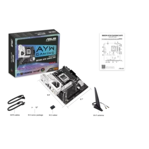 fwebp (5) ASUS B850M AYW GAMING WIFI AMD B850 AM5 mATX Motherboard - DDR5 PCIe 5.0 WiFi 6 - B850M AYW GAMING WIFI