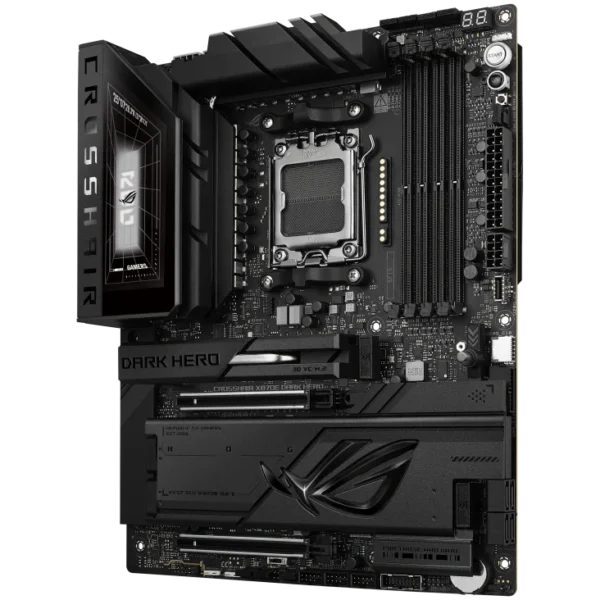 ASUS ROG Crosshair X870E Dark Hero AMD AM5 ATX Motherboard - DDR5 PCIe 5.0 WiFi 7 - ROG CROSSHAIR X870E DARK HERO