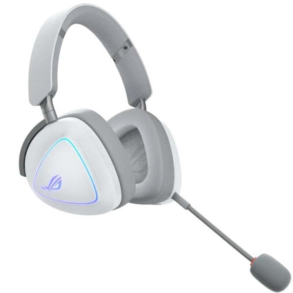 ASUS ROG - Delta II Wireless Gaming Headset Tri-Mode Connectivity 50mm Titanium Drivers - A701 ROG DELTA II/WHT