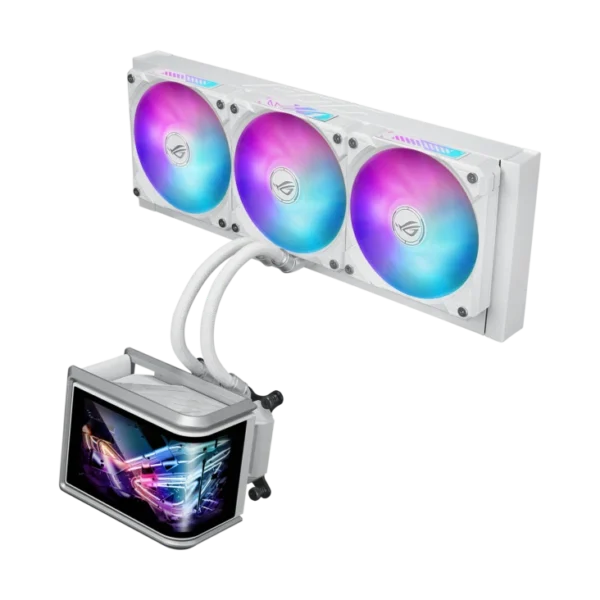 h732 (10) ASUS ROG Ryuo IV SLC 360 ARGB White Edition 6.67-Inch 2K AMOLED Liquid CPU Cooler - ROG RYUO IV SLC 360 ARGB WHT