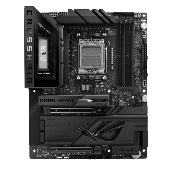 ASUS ROG Crosshair X870E Dark Hero AMD AM5 ATX Motherboard - DDR5 PCIe 5.0 WiFi 7 - ROG CROSSHAIR X870E DARK HERO