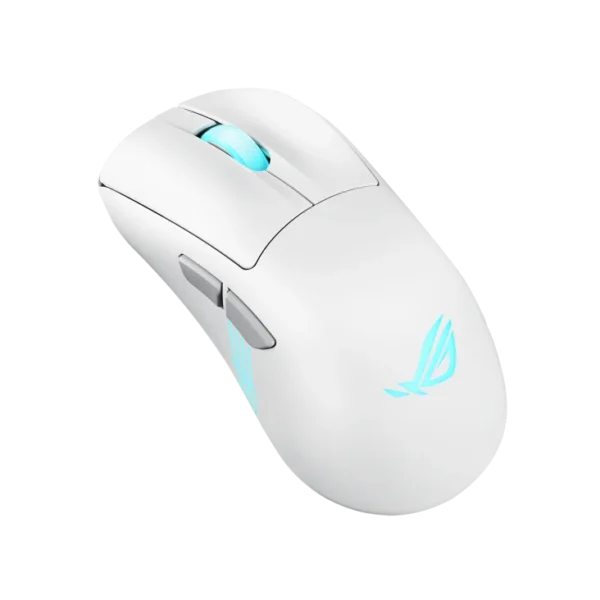 h732 ASUS ROG Keris II Origin Moonlight White Wireless Gaming Mouse - 42000 DPI AimPoint Pro - Tri-Mode - 65g Ergonomic - P722 ROG KERIS II ORIGIN/WHT