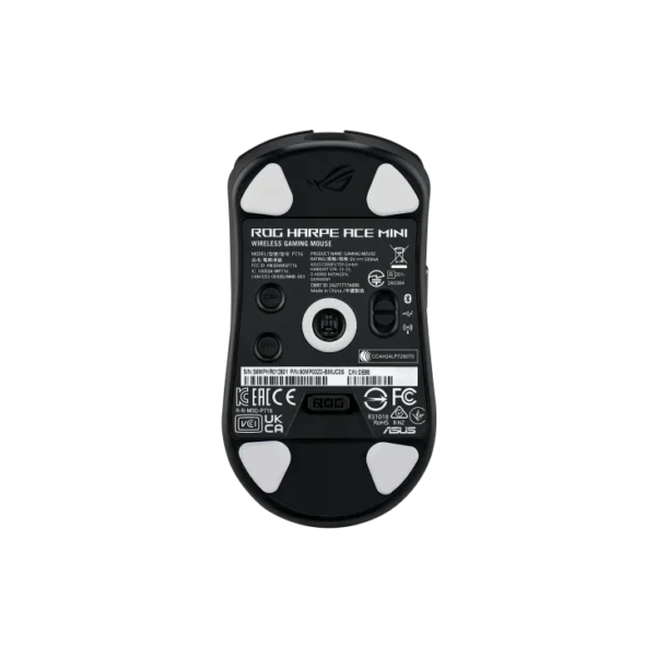 ASUS ROG - 49g Ultralight 42000 DPI Tri-Mode Wireless Gaming Mouse Black - P716 ROG HARPE ACE MINI/BLK