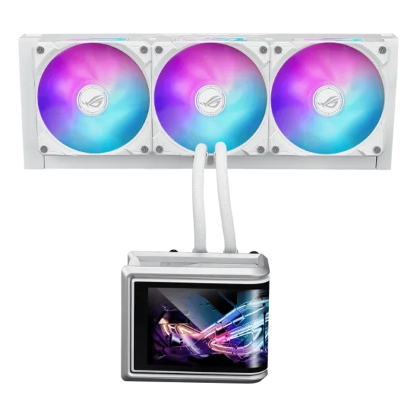h732 ASUS ROG Ryuo IV SLC 360 ARGB White Edition 6.67-Inch 2K AMOLED Liquid CPU Cooler - ROG RYUO IV SLC 360 ARGB WHT