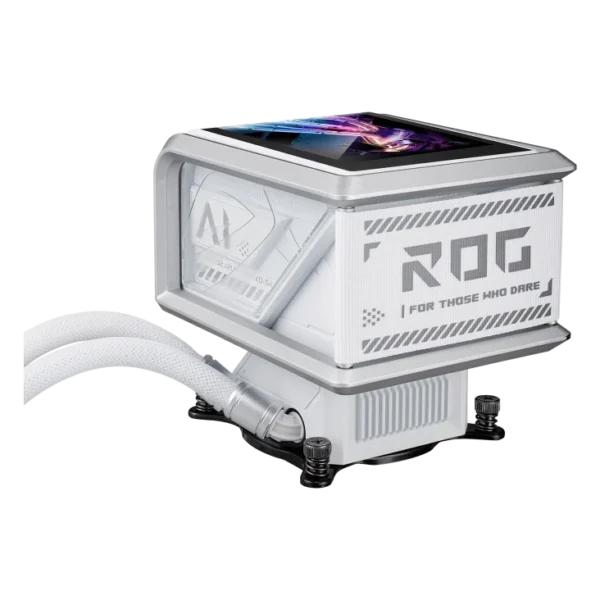 h732 (4) ASUS ROG Ryuo IV SLC 360 ARGB White Edition 6.67-Inch 2K AMOLED Liquid CPU Cooler - ROG RYUO IV SLC 360 ARGB WHT