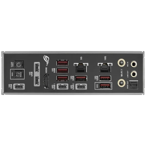 ASUS ROG Crosshair X870E Dark Hero AMD AM5 ATX Motherboard - DDR5 PCIe 5.0 WiFi 7 - ROG CROSSHAIR X870E DARK HERO