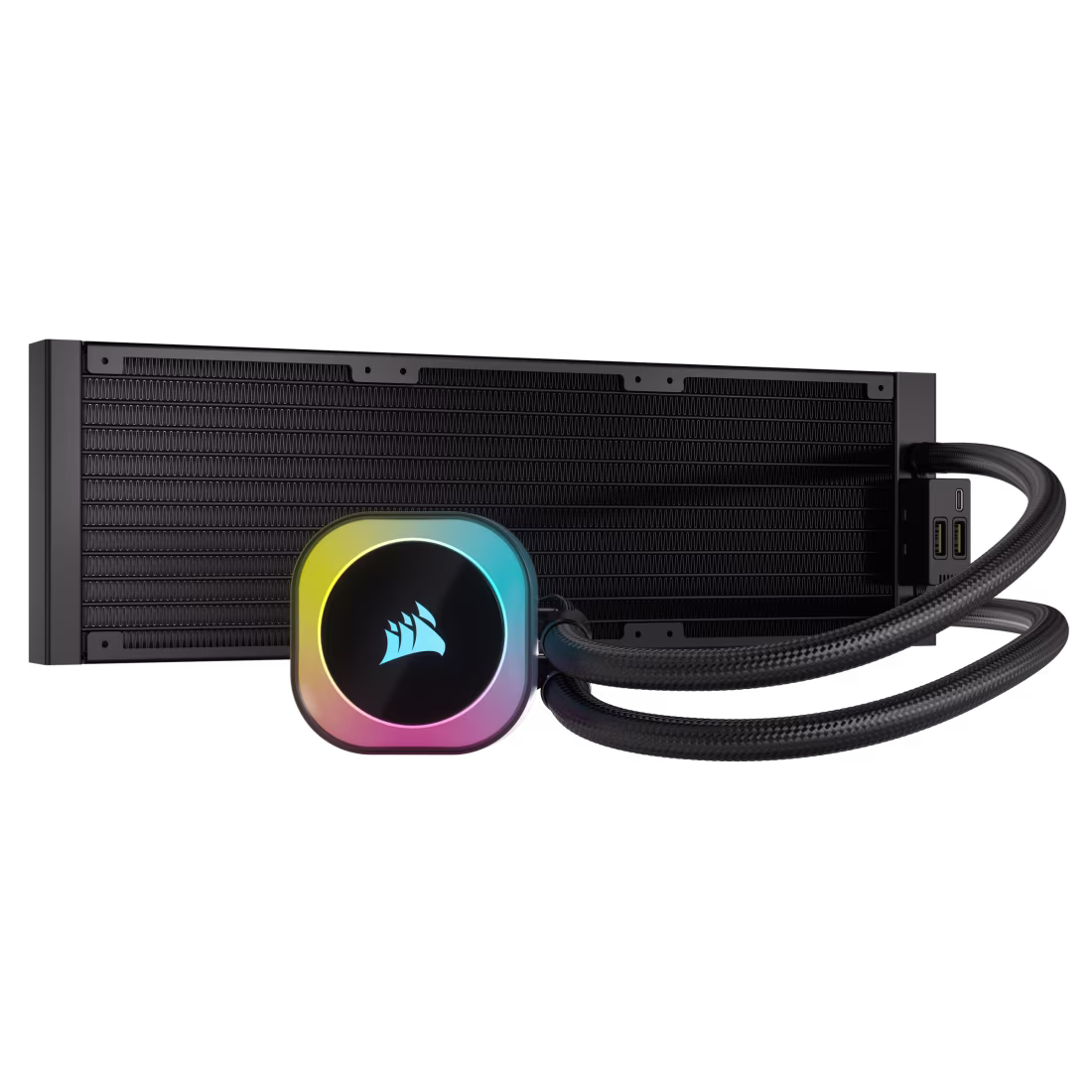 CORSAIR iCUE LINK H150i RGB 360mm AIO Liquid CPU Cooler - QX120 RGB Fans - CW-9061003-WW