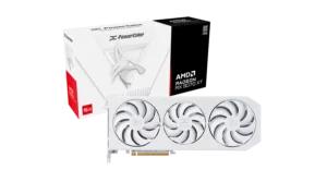 product_2025022617544705 PowerColor Hellhound Spectral White AMD Radeon RX 9070 XT 16GB GDDR6 256-bit PCIe 5.0 - RX9070XT 16G-L/OC/WHITE