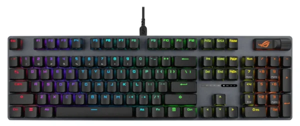 xa14-usp_04 ASUS ROG Strix Scope II X Wired Gaming Keyboard - Hot-Swappable NX Snow V2 Linear Switches - PBT Keycaps - XA14 ROG STRIX SCOPE II X/NXSWV2/US/PBT