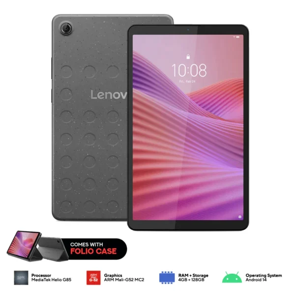 Lenovo Tab One 8.7-inch HD IPS MediaTek Helio G85 4GB RAM 128GB ROM 4G LTE - ZAF10100PH