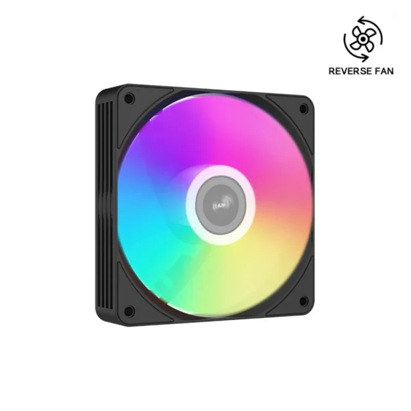 SAMA - FZ12R 120mm PWM Reverse Airflow ARGB Case Fan Black - FZ12-BKAM1TOR-G