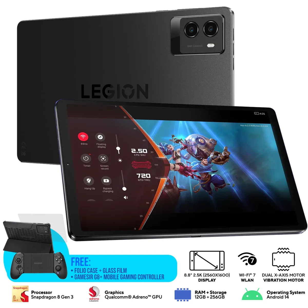 Lenovo - Legion Tab 8.8