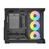 Sama V60 Dual-Chamber Mid Tower ATX Case with 7x 120mm ARGB Fans - V60-BKADA7X1-GL