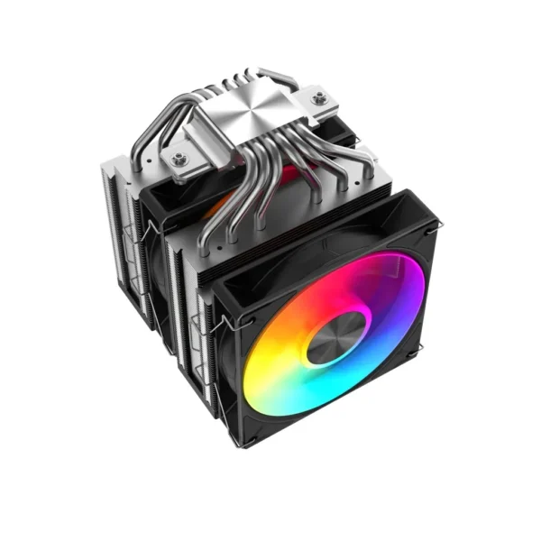 Sama A60 Dual Tower ARGB CPU Cooler 265W TDP Silver - A60-XXWAYX0X-G