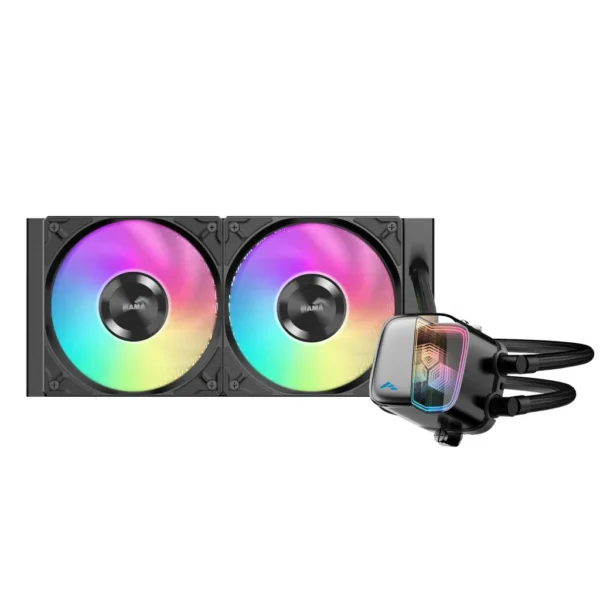 SAMA - L70 240mm AIO ARGB Liquid CPU Cooler Black - L70-BKWAYX02-G