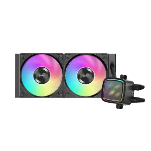 SAMA - L50 240mm AIO ARGB Liquid CPU Cooler Black - L50-BKWAYX02-G