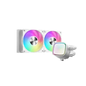 SAMA - L50 240mm AIO ARGB Liquid CPU Cooler White - L50-WHWAYX02-G