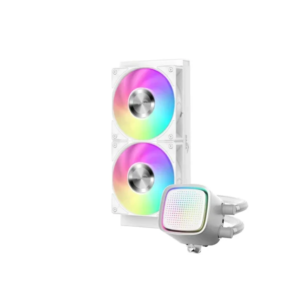 SAMA - L50 240mm AIO ARGB Liquid CPU Cooler White - L50-WHWAYX02-G