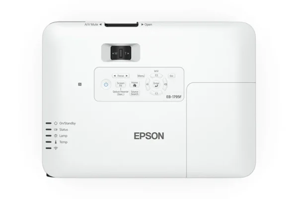 Epson 3200 Lumens Full HD 1080p Ultra-Slim Portable 3LCD Wireless Projector with NFC Miracast and Gesture Presenter - V11H796052