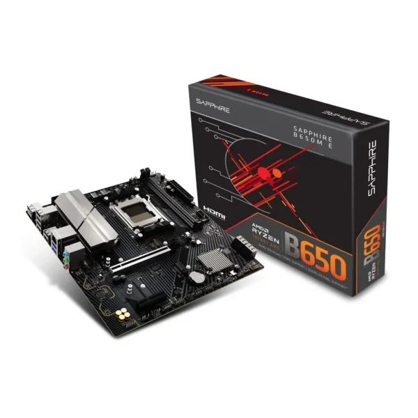 SAPPHIRE - B650M-E AM5 Micro-ATX DDR5 Motherboard - SPR-52112-04-40G