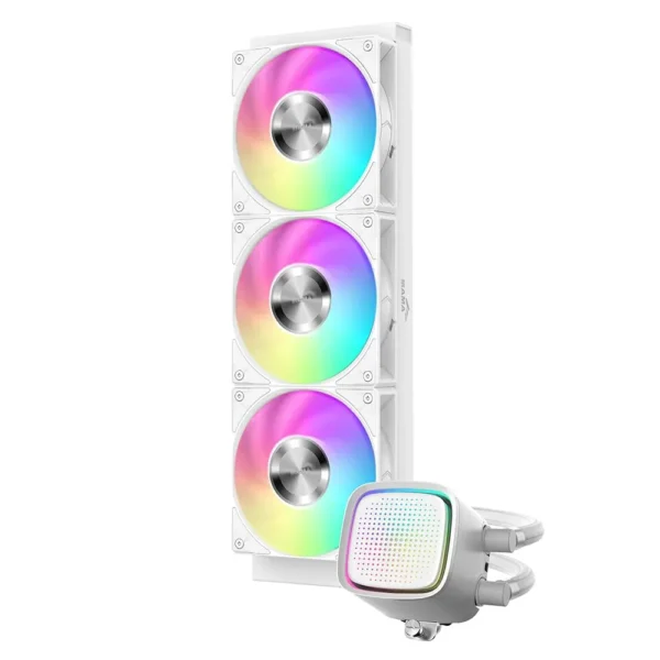 51FCGpa_JPL._SL1000_1600x Sama L50 360mm ARGB AIO Liquid CPU Cooler with Infinity Mirror Dot-Matrix White - L50-WHWAYX03-G
