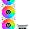 Lian Li Galahad II LCD 360mm ARGB AIO Liquid CPU Cooler White - GA2ALCD36W