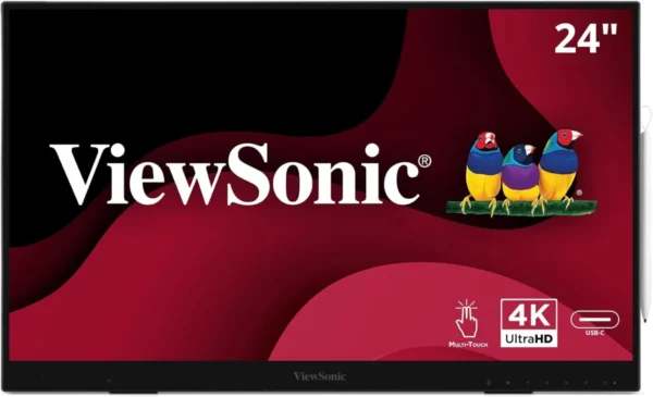 ViewSonic ID2456 24" FHD PCAP Touch Monitor with Active Stylus - ID2456