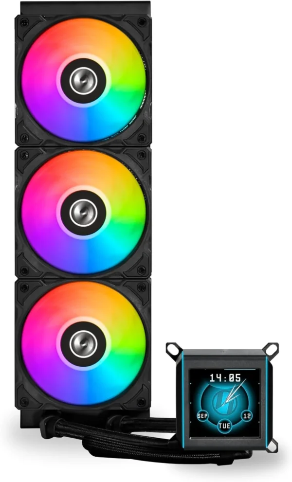 Lian Li Galahad II LCD 360mm ARGB AIO Liquid CPU Cooler Black - GA2ALCD36B