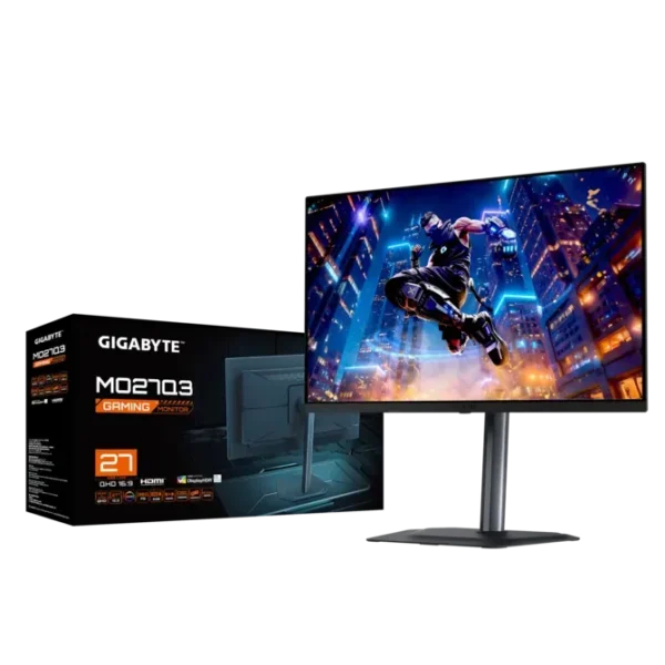 GIGABYTE - 27 Inch QD-OLED QHD 2560x1440 360Hz 0.03ms Gaming Monitor - GP-MO27Q3-AP