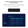 Lian Li UNI FAN CL Wireless Reverse 120 ARGB PWM 2150RPM FDB 120mm Case Fan Black Single Pack - G99.12RCL1W1B.00