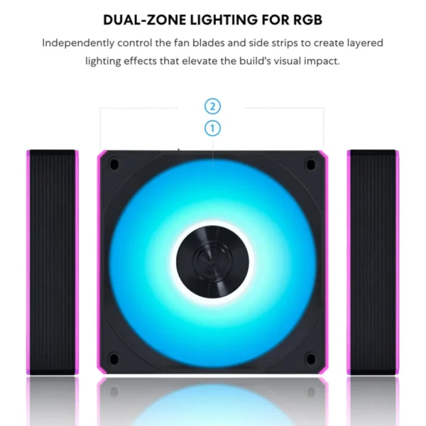 71jbF9z4f-L._SL1500_ Lian Li UNI FAN CL Wireless Reverse 120 ARGB PWM 2100RPM FDB 120mm Case Fan White Single Pack - G99.12RCL1W1W.00