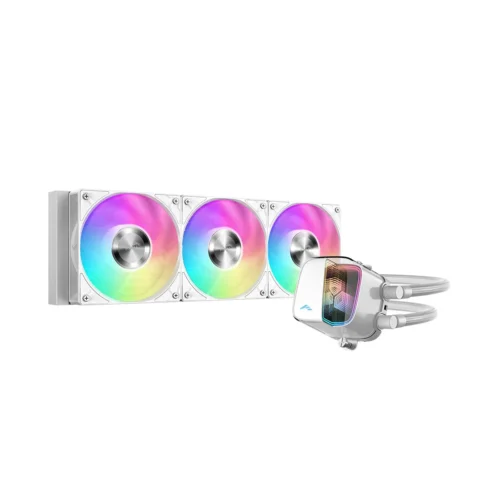 SAMA - L70 360mm AIO ARGB Liquid CPU Cooler White - L70-WHWAYX03-G